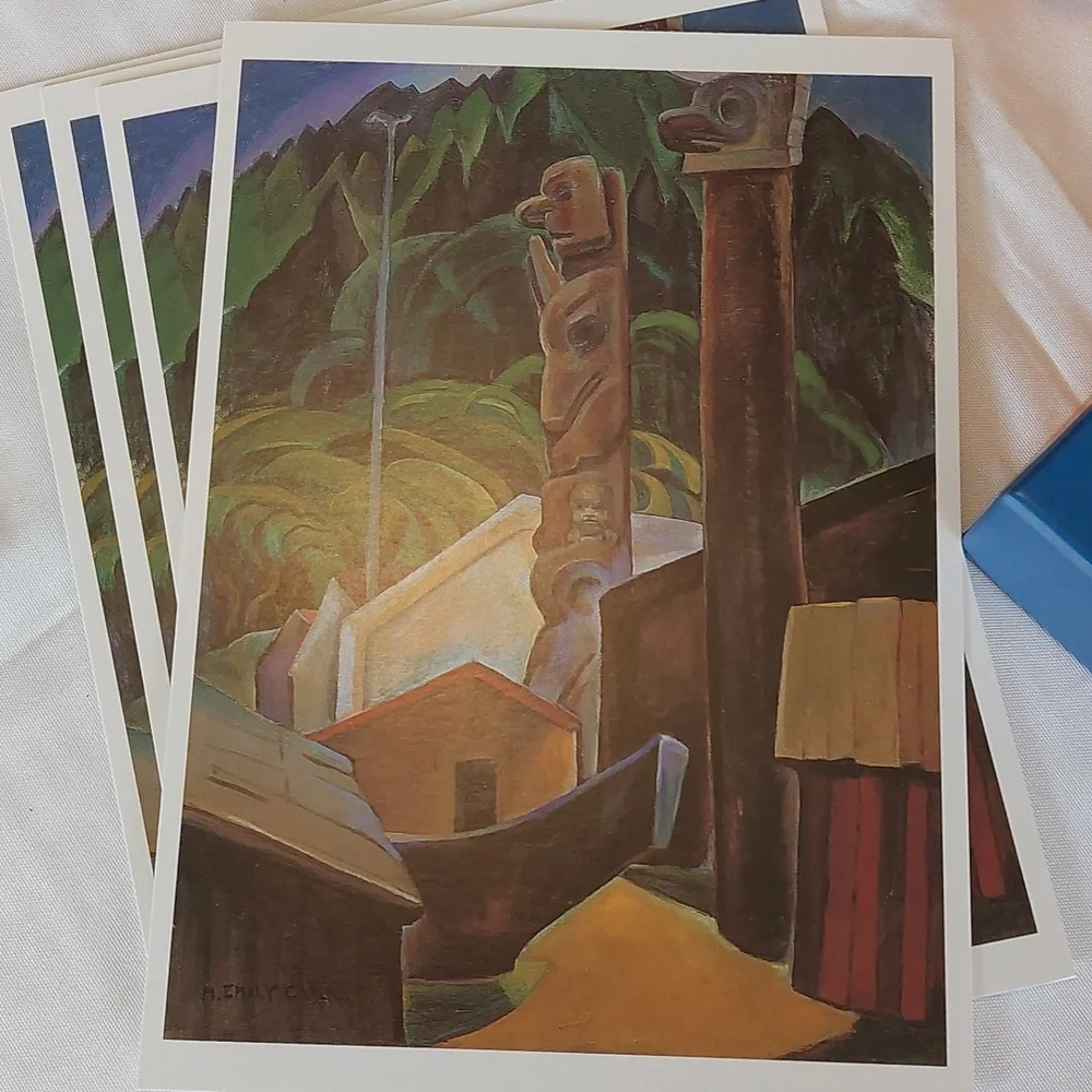 Emily Carr 16 Card Indiginous Scenes Notecard Set NEW